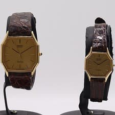 Seiko 9521-5130 8420-5430 2pcs Pair Set Unisex Quartz Working Rare Luxury Dress