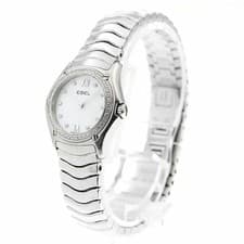 EBEL Watch Classic Wave 10P Diamond Quartz Ladies' Watch Stainless Steel