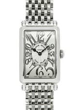 FRANCK MULLER Long Island Relief Quartz Watch 902QZ REL Silver Dial