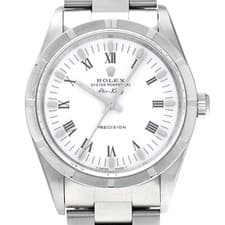Rolex Air King 14010 T Serial 1997 Men's White Stainless Automatic #W1636