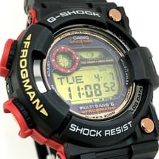 CASIO G-SHOCK FROGMAN GWF-1035F-1 35th Magma Ocean Radio Solar Black Red Boxed