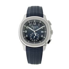 Patek Philippe Aquanaut Watch 42MM Blue Arabic Numerals Dial White Gold