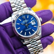 2025’ Rolex Datejust 41mm 126334 Blue Dial Jubilee Bracelet Full Set