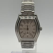 Hamilton Dodson Quartz Dress Watch Mens 37mm Case 27mm Silver Dial Vintage