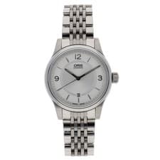 ORIS Classic Date Silver Dial Stainless Steel Automatic Men's Watch Accessary