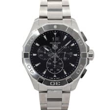 TAG Heuer Aquaracer Chronograph CAY1110-0 Date Black Dial Mens 90322066