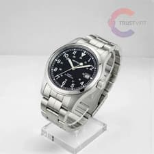 Hamilton Khaki Field H704150 Men's 38mm Black Dial Automatic Watch Working