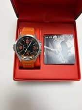 Hamilton Khaki GMT Air Race H77665973 Automatic Mens Watch Rare Collectors