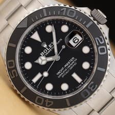 2024 CARD ROLEX YACHT-MASTER 226627 42MM TITANIUM BLACK CERAMIC OYSTER WATCH