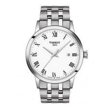Tissot Mens Classic Dream Stainless Steel Dress Watch