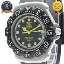 [ Exc+5 ] TAG HEUER 376.513 Formula 1 Black Professional 34mm Quartz Men's Watch