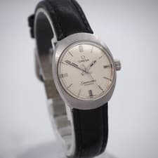 omega seamaster cosmic Manual Winding 24mm Silver Dial working Ladies WATCH Auth