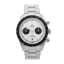 Tudor Black Bay Chronograph Date Steel Auto 41mm Aluminum Bezel Watch 79360N