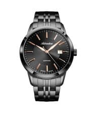 ADRIATICA Men Quartz Casual Watch Classic Dress Black Dial Waterproof Round Swis