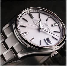 The Citizen AQ1020-51A Eco-Drive High Accuracy Quartz +/-5s Year Titanium Watch