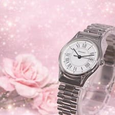 TIFFANY Good Condition Classic Roman Date Watch ,19844