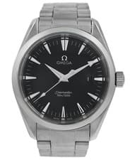 Omega Seamaster Aqua Terra 2517.50 Date Black Dial Steel 39MM Men's Quartz Watch
