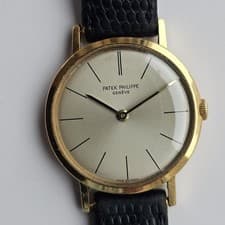 Vintage 18k Patek Philippe Small-sized Hand-Winding Wristwatch Ref 3442/1  28mm