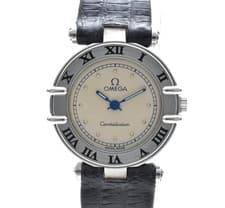 [NEAR MINT] Vintage OMEGA Constellation Roman 24mm Quartz Women's Watch From JPN