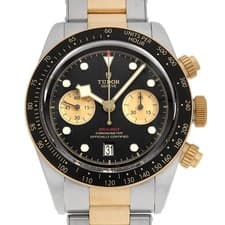 TUDOR Black Bay Chrono S & G 79363N second hand mens
