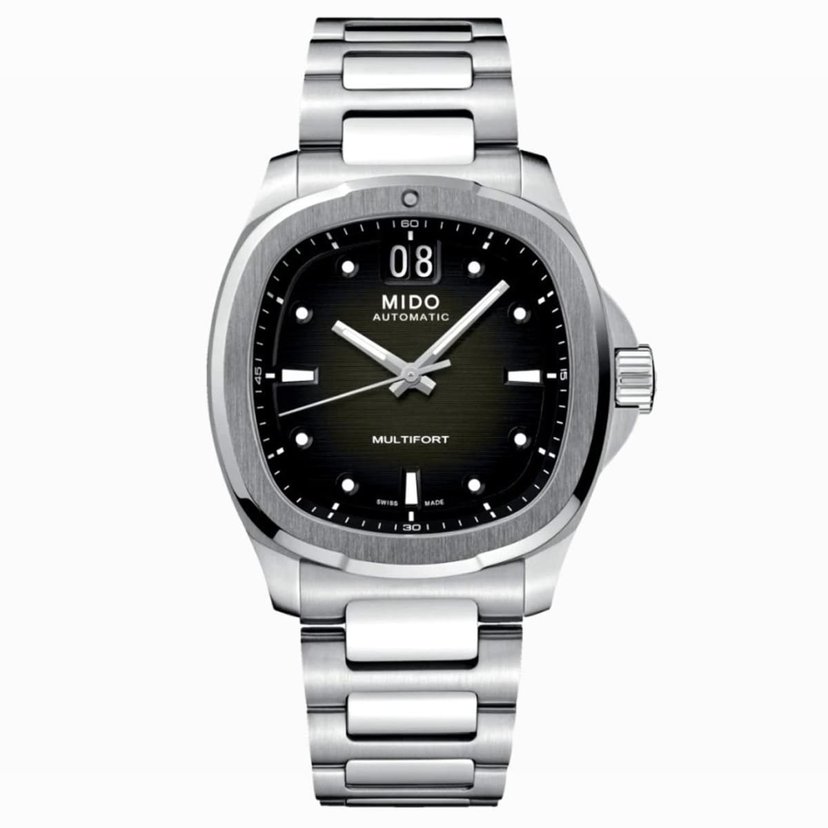 New Mido Multifort TV Big Date Black Dial Steel Men's Watch M049.526.11.081.00