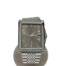 Used GUCCI◆Quartz watch/analog/stainless steel/SLV/SLV//