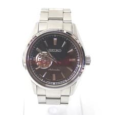 Seiko Presage 4R38-00S0 Automatic Black Dial Men's Watch 42mm Used From Japan
