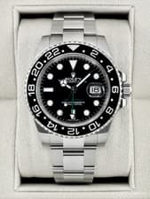 2016 GMT-Master II 40mm 116710LN Stainless Steel Black Dial