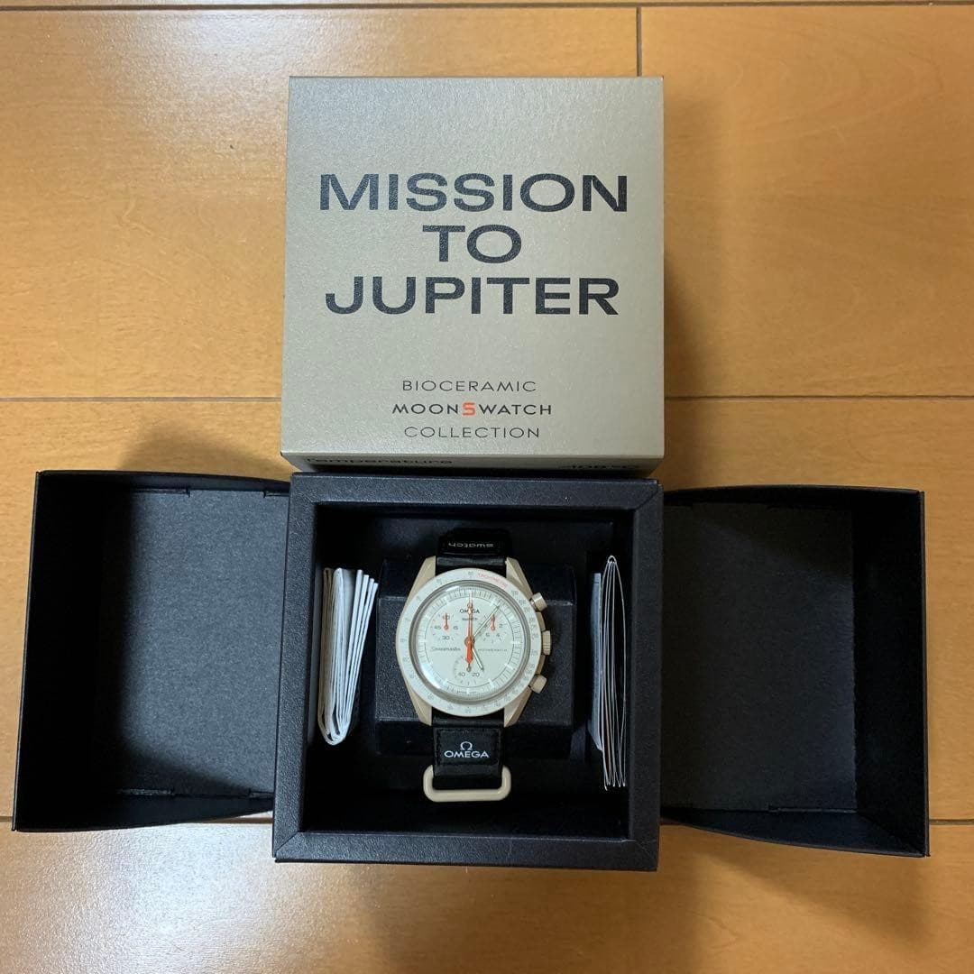 Omega X Swatch Mission to Jupiter Moonswatch Speedmaster Authentic w/Box, manual