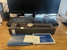 RARE! Seiko SARG005 (JDM) field Sports Alpinist watch WHITE CREAM DAIL