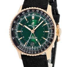 BREITLING Navitimer Automatic GMT 41 R32310251L1P1 R32310 K18RG Solid Gold