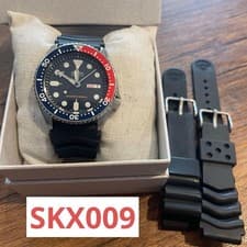 SEIKO SKX009 Navy Boy Diver Watch Automatic 200m Timepiece Set with Bands