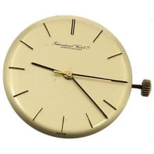 IWC Men’s Gold Dial Manual Winding Watch Used From Japan