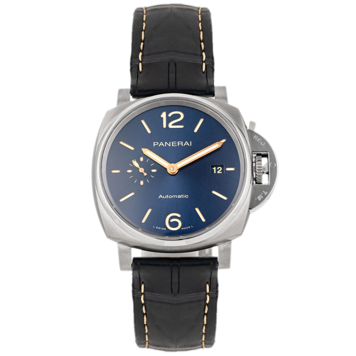 Panerai Luminor Due Titanium Blue Dial 42mm PAM00927 Full Set