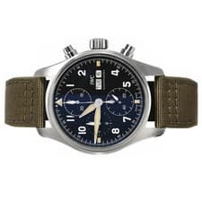 IWC Pilots Watch Spitfire Chronograph Day Date Wristwatch IW387901