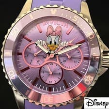 INVICTA Daisy Duck Watch Purple Disney 100M Quartz New Rare