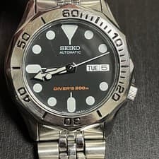Seiko 6309-7290 Diver Automatic Analog Watch Black JP