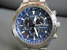 Citizen Promaster SKY Series Eco-Drive E660-S115469 Blue Dial Radio-Cont working