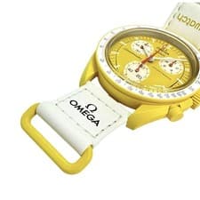 OMEGA × Swatch "Mission to the Sun" SO33J100 Bioceramic Yellow Men's Boxed Card