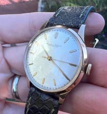 International Watch Company IWC Vintage Gold Wrist Watch 35mm