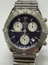 Breitling Early Windrider Purple/Blue dial - A53011 - aftermarket bracelet