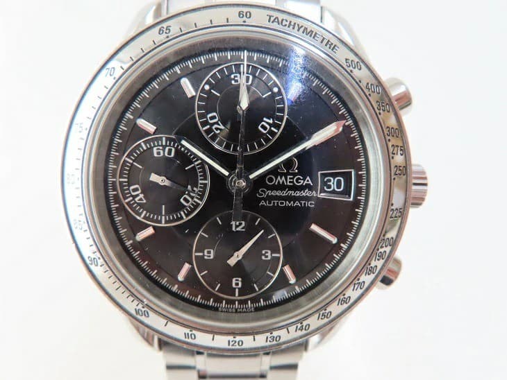 OMEGA Speedmaster Date 3513.50 Automatic 39mm Black Dial Men's Wristwatch SS