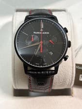 MAURICE LACROIX ELIROS CHRONOGRAPH EL1098-PVB01-310-1 BLACK PVD QUARTZ BOXED