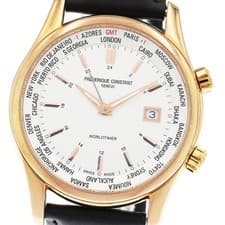 FREDERIQUE CONSTANT FC-255X6B4/5/6 world timer date Quartz Men's Watch_953606
