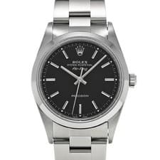 ROLEX Air-King 14000 black WATCH 722763