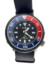 SEIKO PROSPEX V147-0AZ0 Diver's 200m Date Black Dial Men's Solar Watch