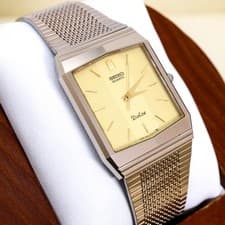 Seiko Dolce Quartz Mesh Gold NSAG 3422 NB/NA wrist 19.9cm/7.8in