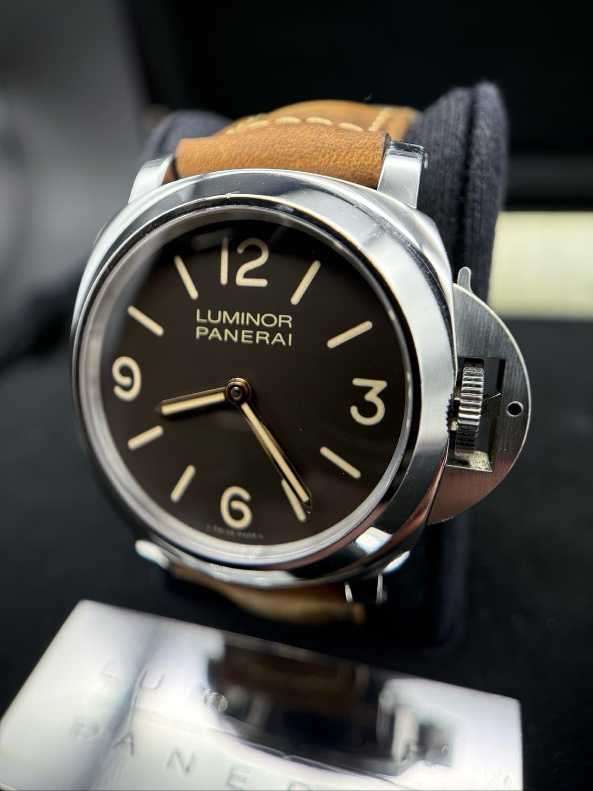 Panerai Luminor Base PAM00390 – Tobacco Dial Special Edition. Complete Set