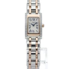 Longines DolceVita L5.158.5.79.7 Diamond Bezel 18K Rose Gold SS Ladies Watch Box