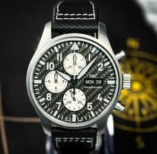IWC Pilot's Watch AMG Carbon Fiber Titanium- IW377903 Box & Papers 2023